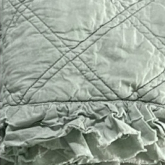 Threshold | Bedding | New Threshold Vintage Ruffle Standard Sham Pale ...